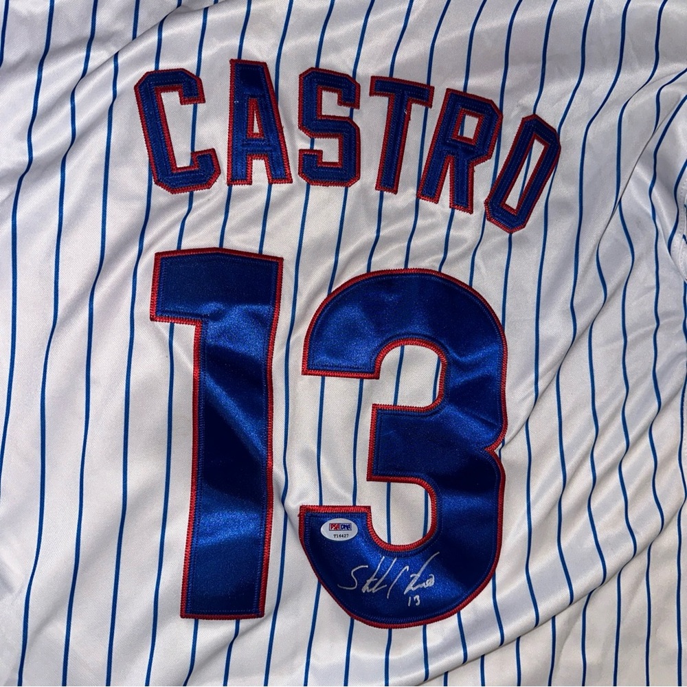 Starlin Castro Autographed Jersey